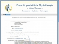 Thumbs Praxis Bz02 in Praxis für ganzheitliche Physiotherapie – Bühler/Zander –